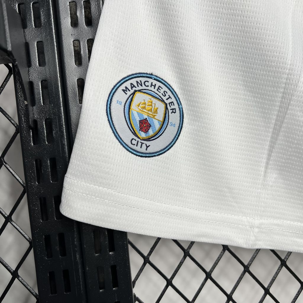 2024/2025 Manchester City Home White Shorts
