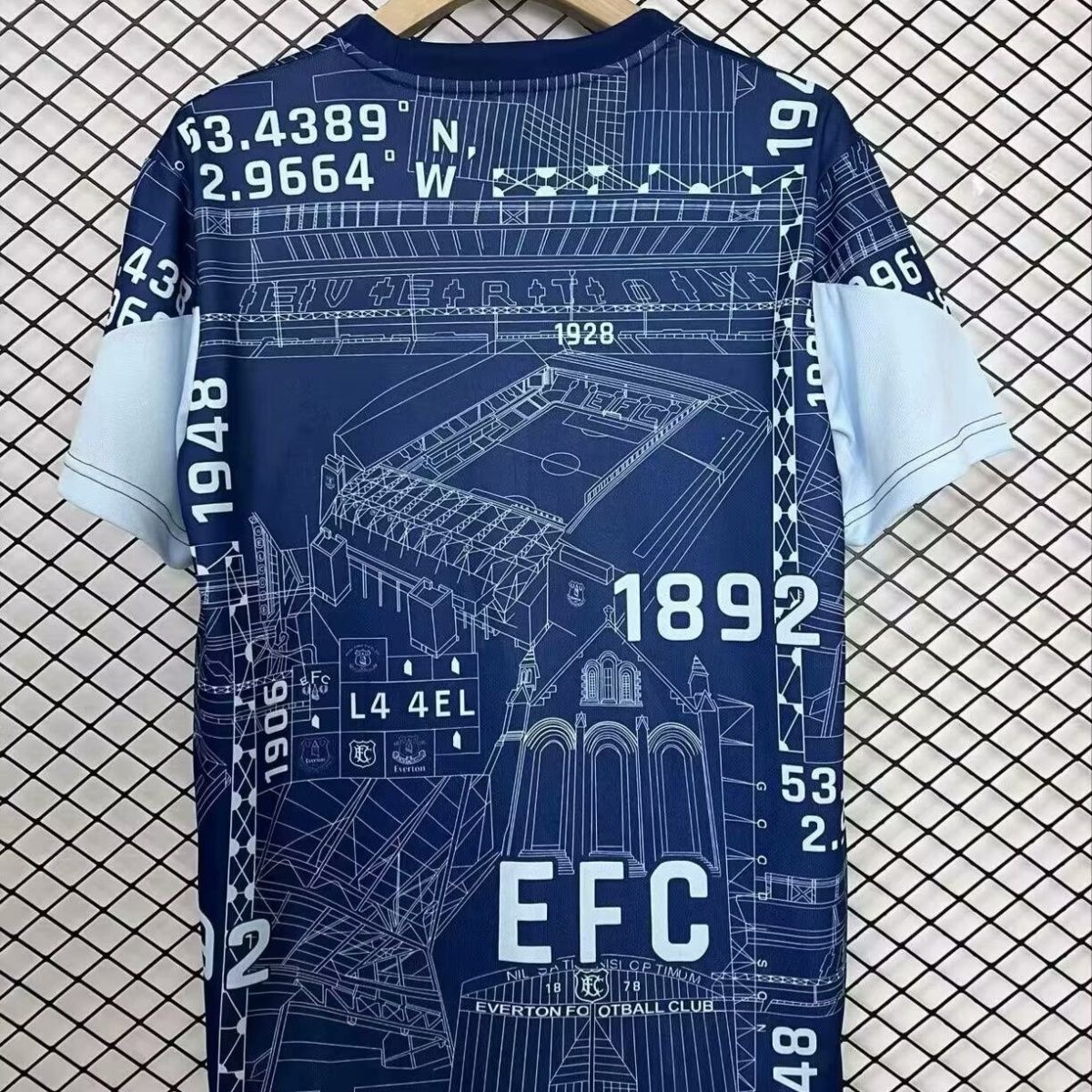 2025/2026 Everton Pre-Match FootballShirt 1:1 Thai Quality!