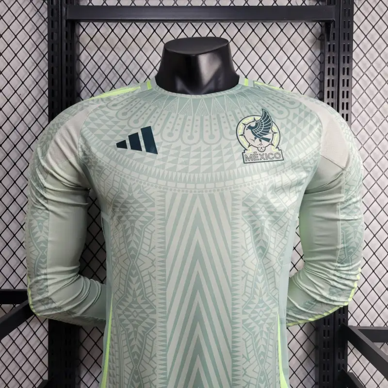 2024 Player Version Long Sleeve Mexico Away Football Shirt