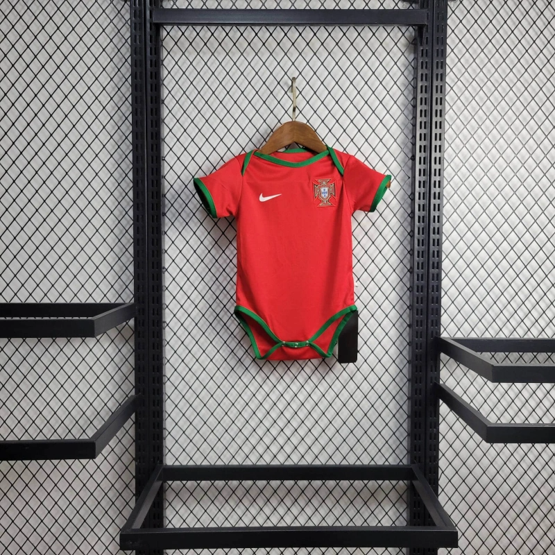 2024 Portugal Home Football Shirt Baby Size