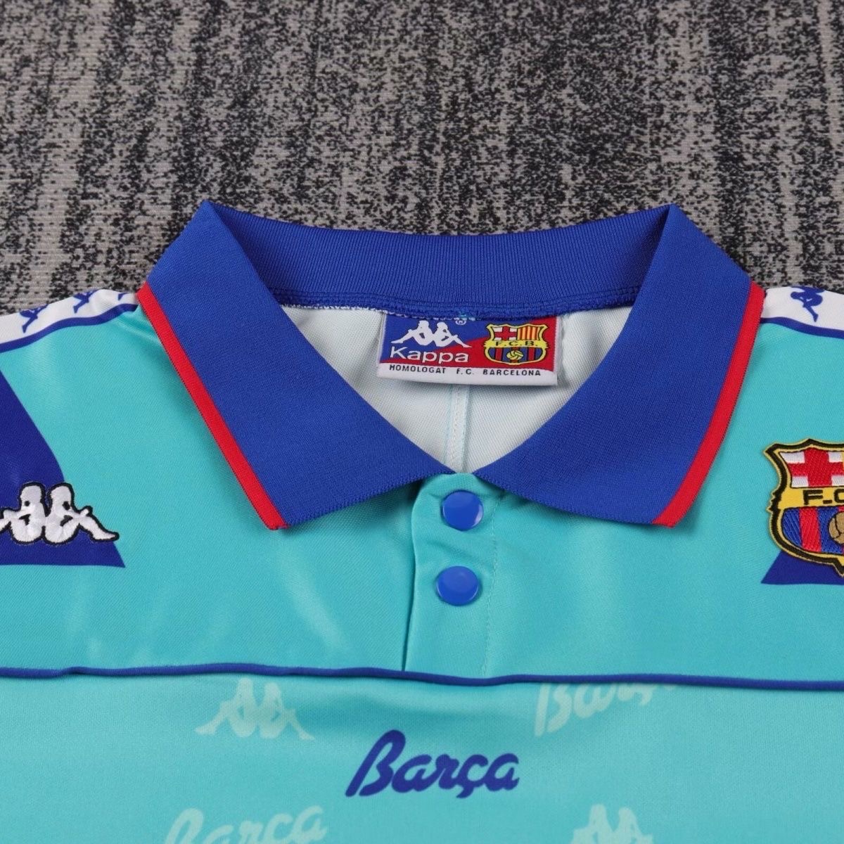 1991/1992 Retro Barcelona Away FootballShirt Kids Size 1:1 Thai Quality!
