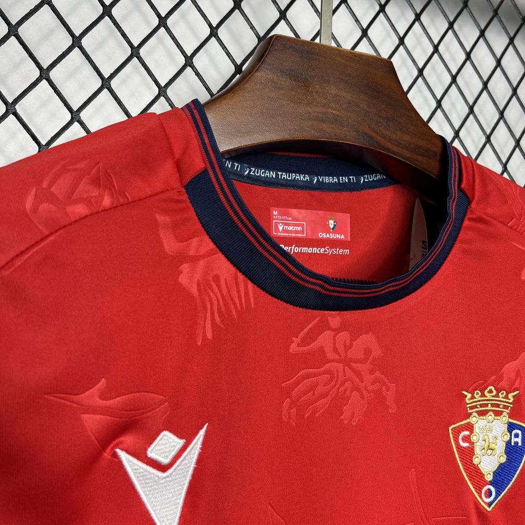 2024/2025 Osasuna Home Football Shirt