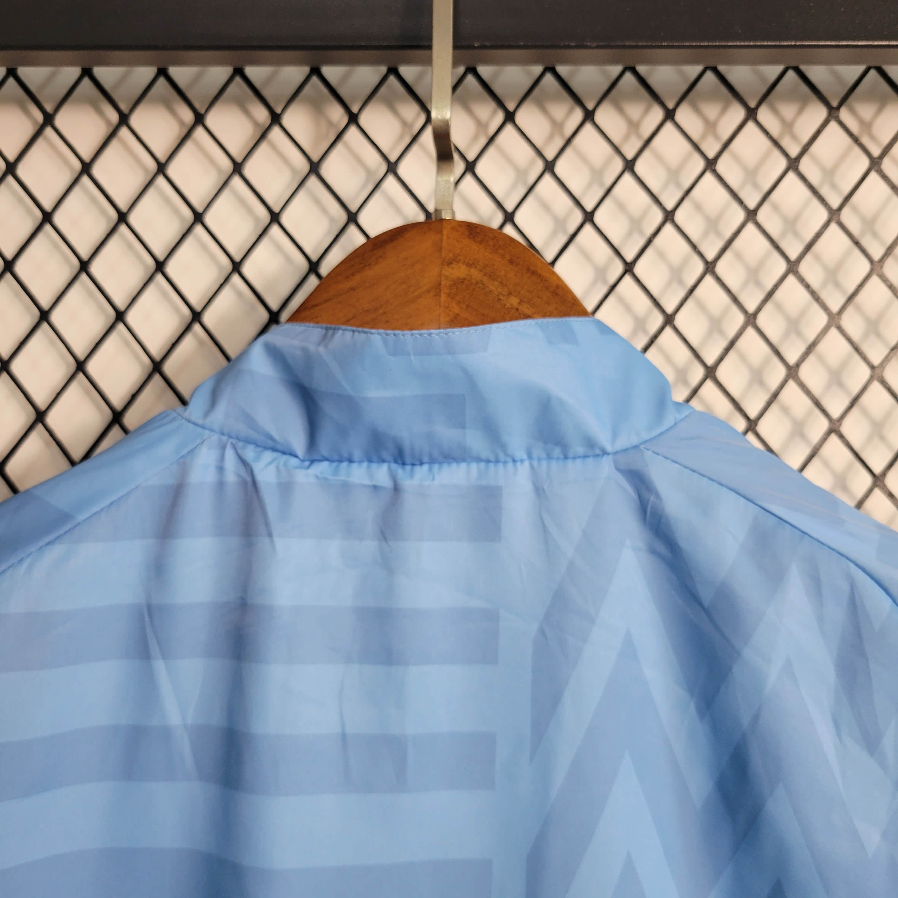 2023/2024 Manchester City Windbreaker Blue Football Shirt