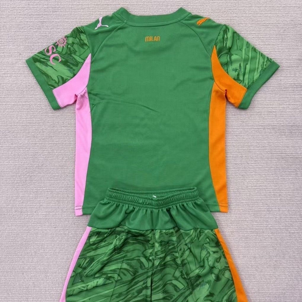 2025/2026 Ac Milan Goalkeeper FootballShirt kids Size 1:1 Thai Quality