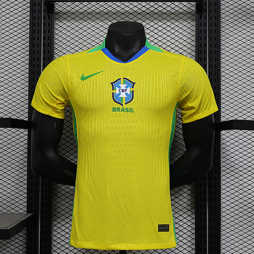 2025/2026 Player Version Brazil Home Football Shirt