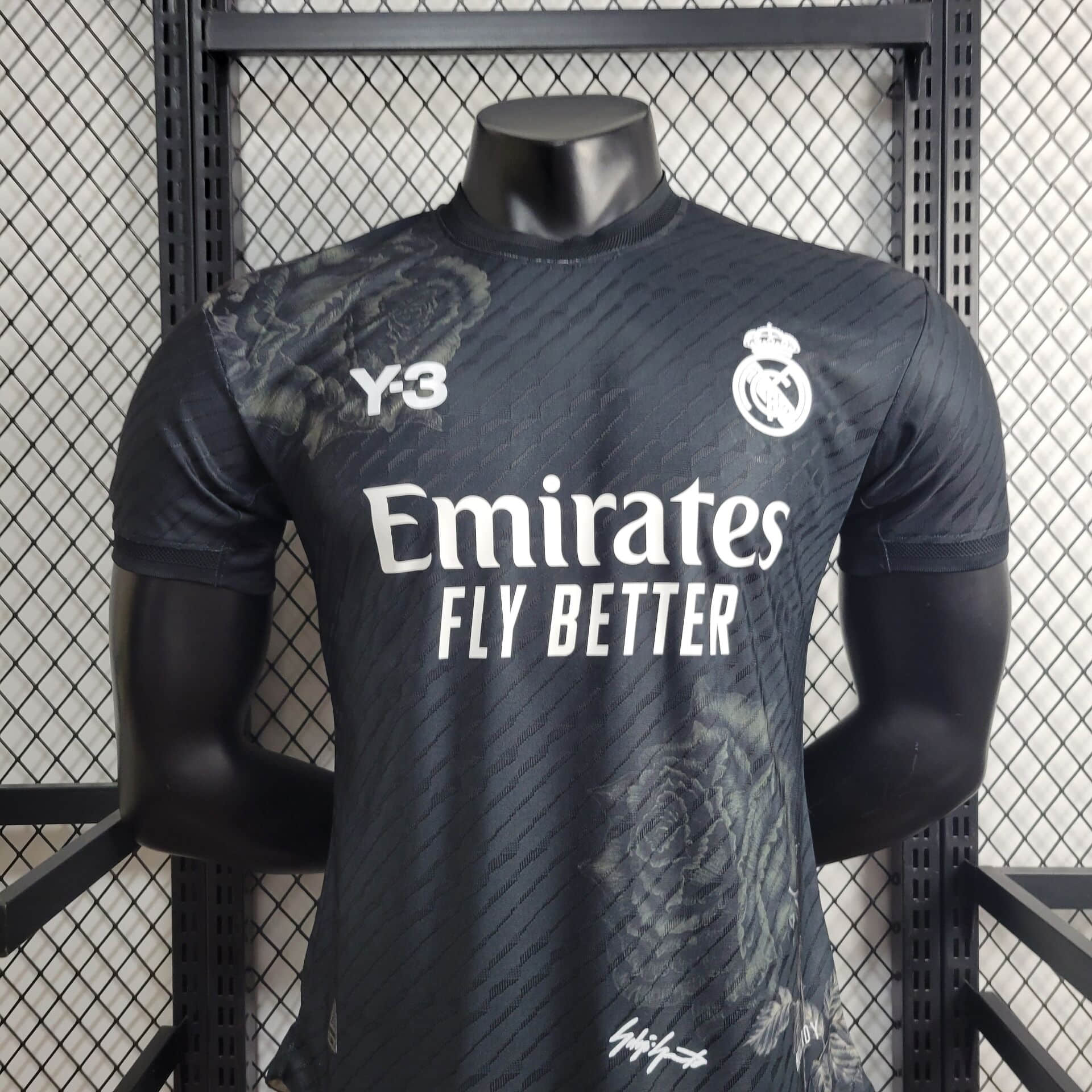 2024/2025 Player Version Real Madrid Y-3 Special Edition Black Football Shirt