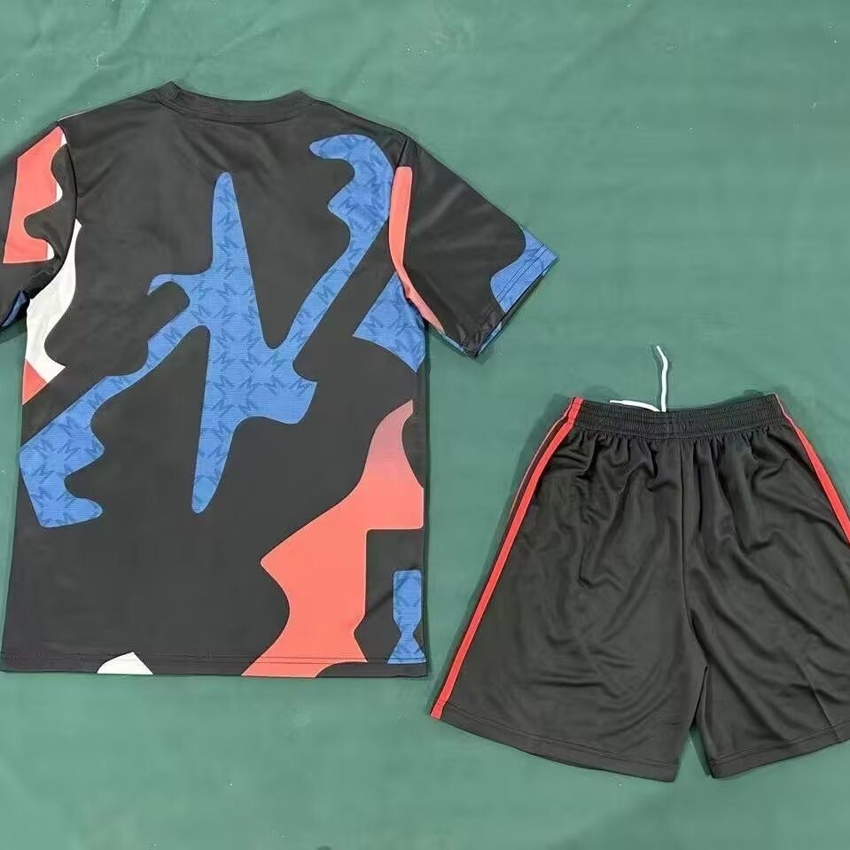 2024/2025 Manchester United TrainingWear Football Shirt Kids Size