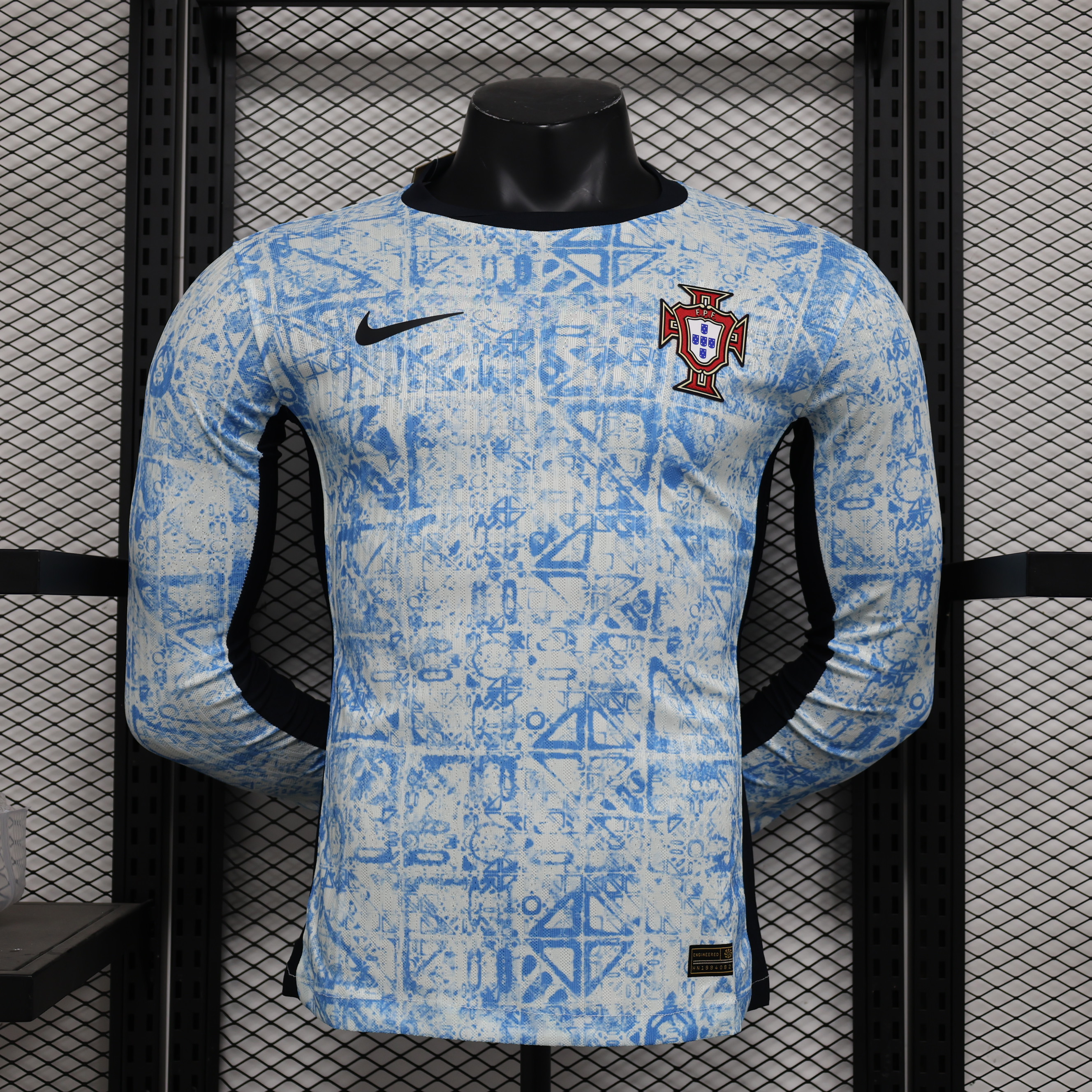 2024 Long Sleeve Player Version Portugal Away Football Shirt