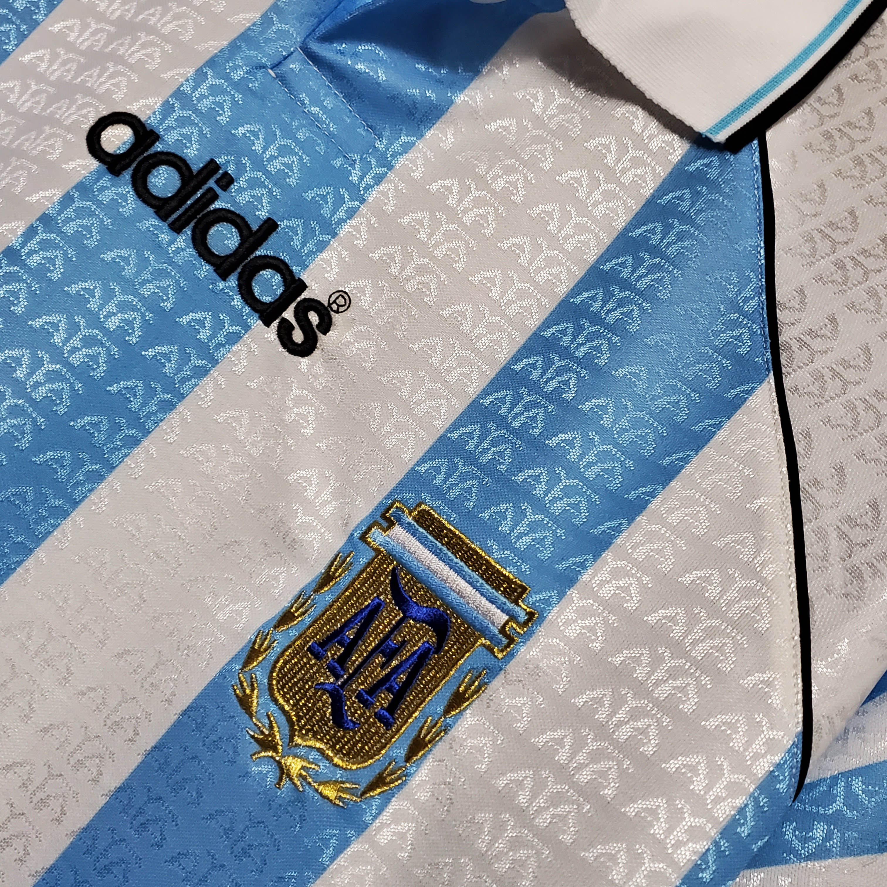1997 Retro Argentina Home Football Shirt