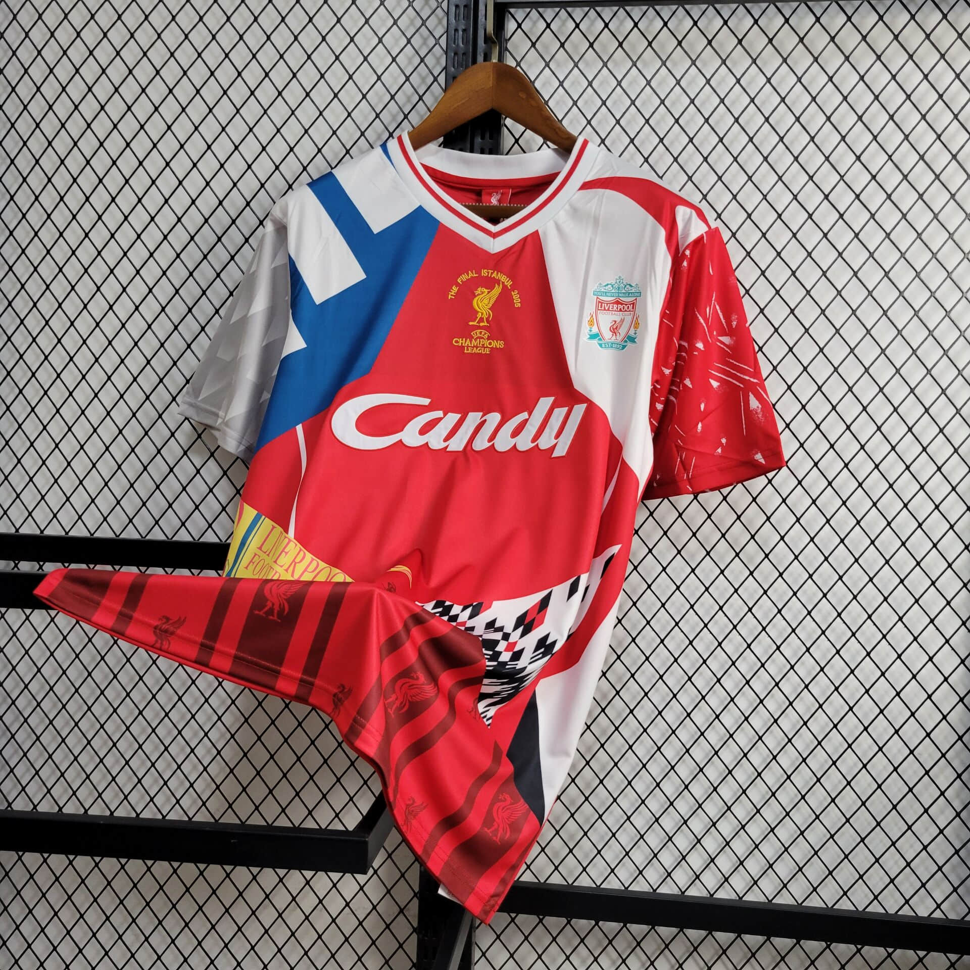 Retro Liverpool Mixed Commemorative Edition Football Shirt