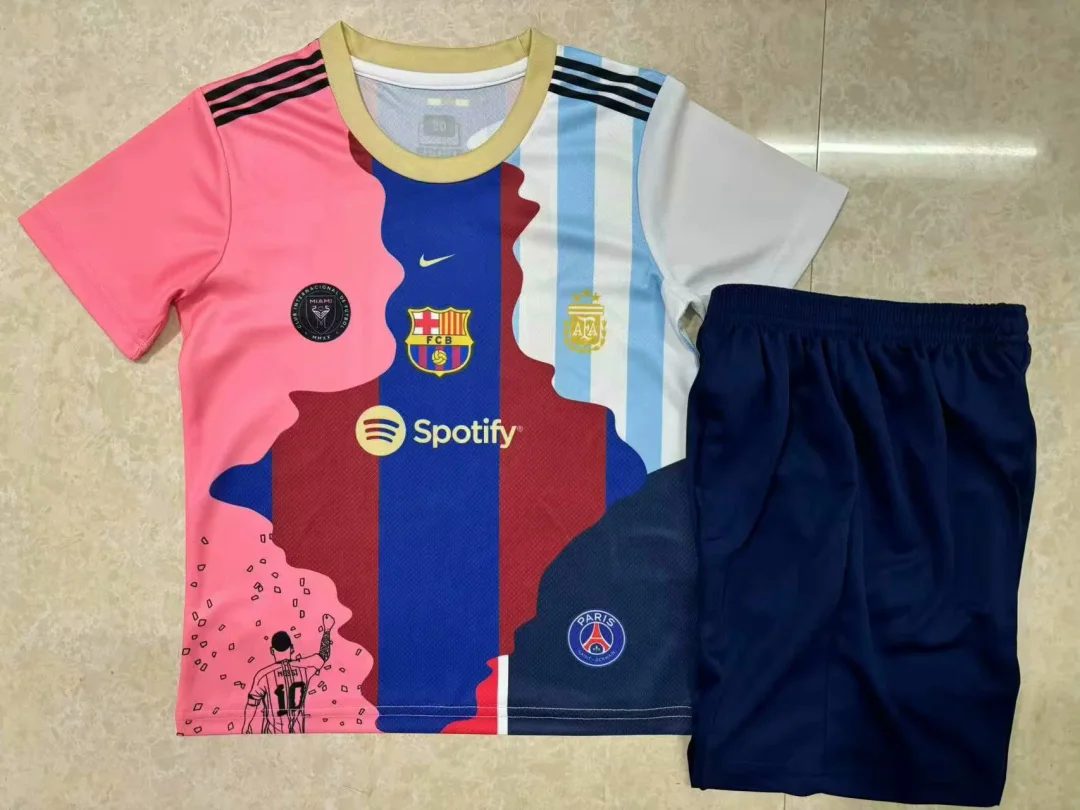 2025/2026 10# Messi Football Shirt Kids Size 1:1 Thai Quality
