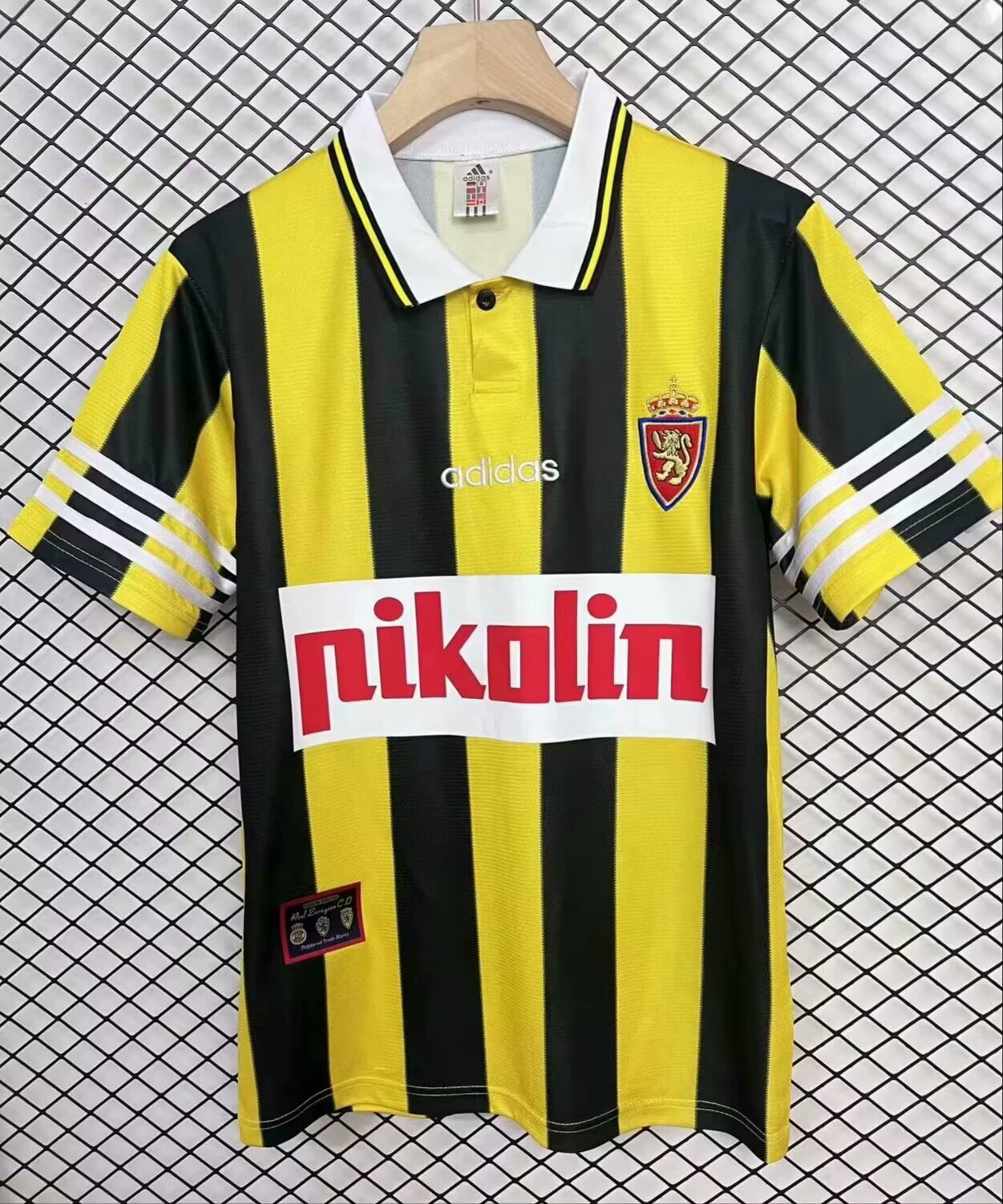 1996/1997 Retro Real Zaragoza Away Football Shirt 1:1 Thai Quality