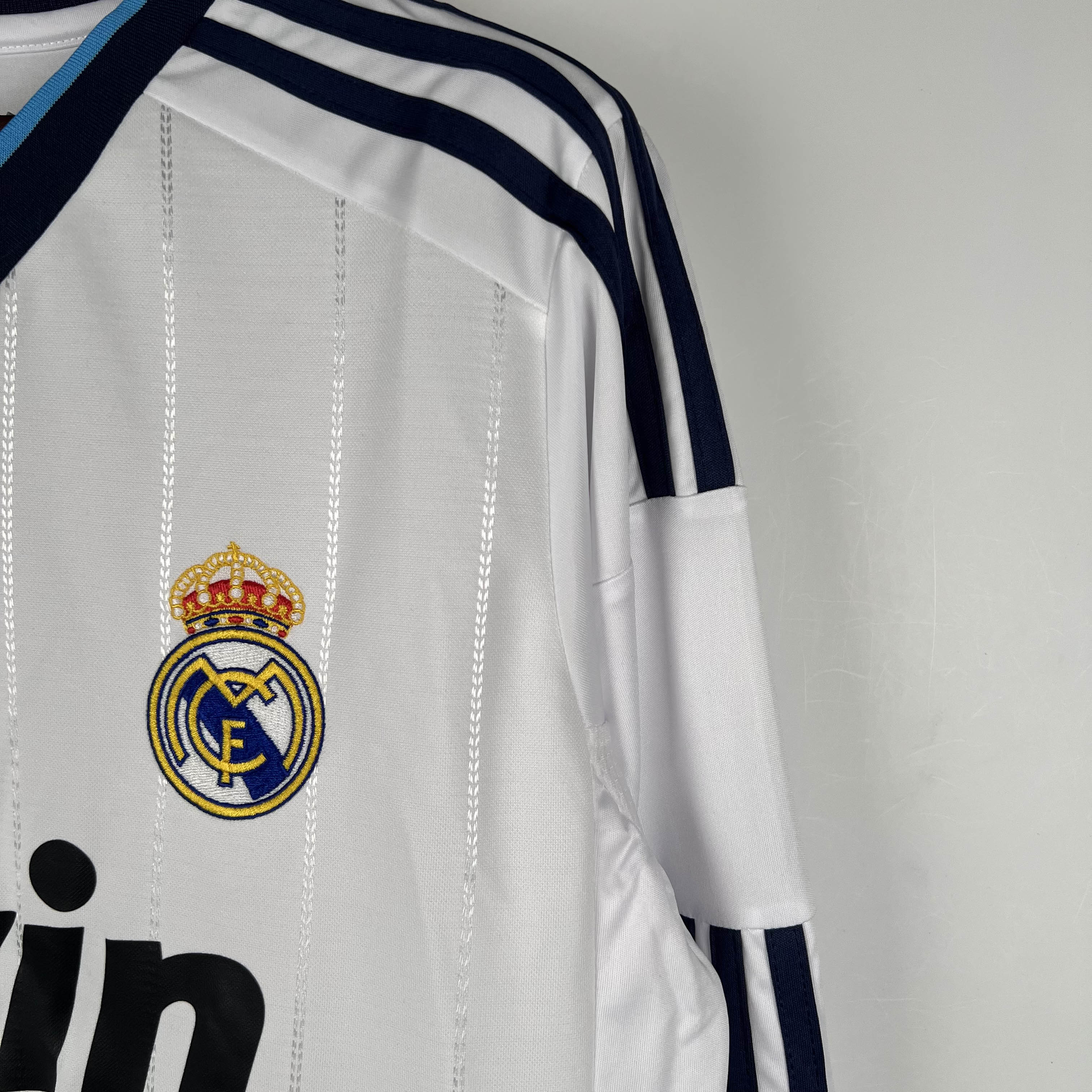 2012/2013 Retro Long Sleeve Real Madrid Home Football Shirt