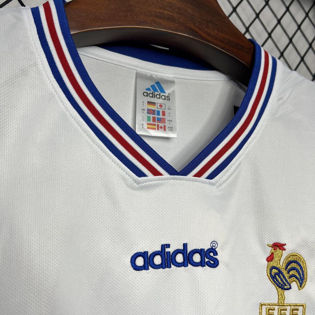 1996 Retro France Away Football Shirt