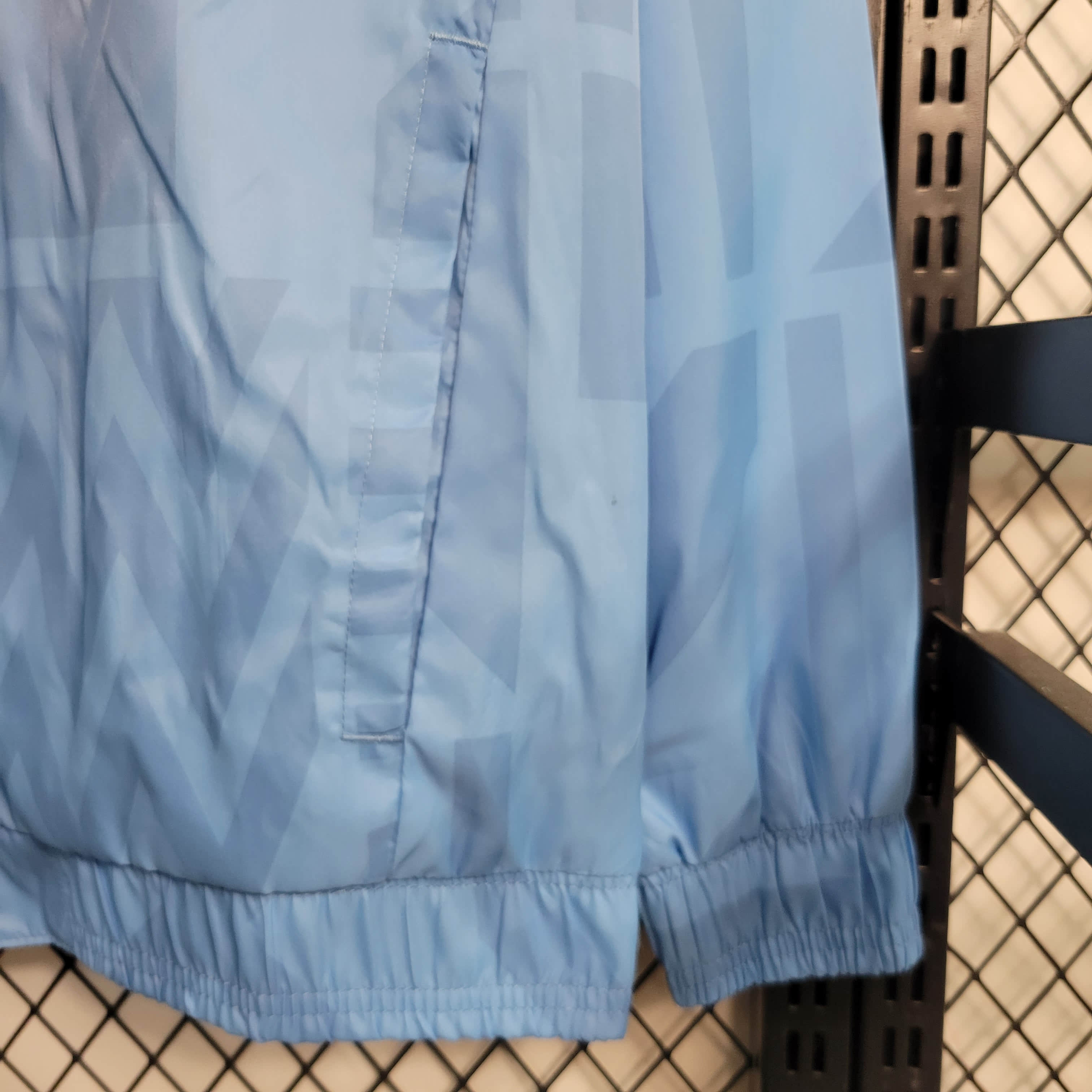 2023/2024 Manchester City Windbreaker Blue Football Shirt