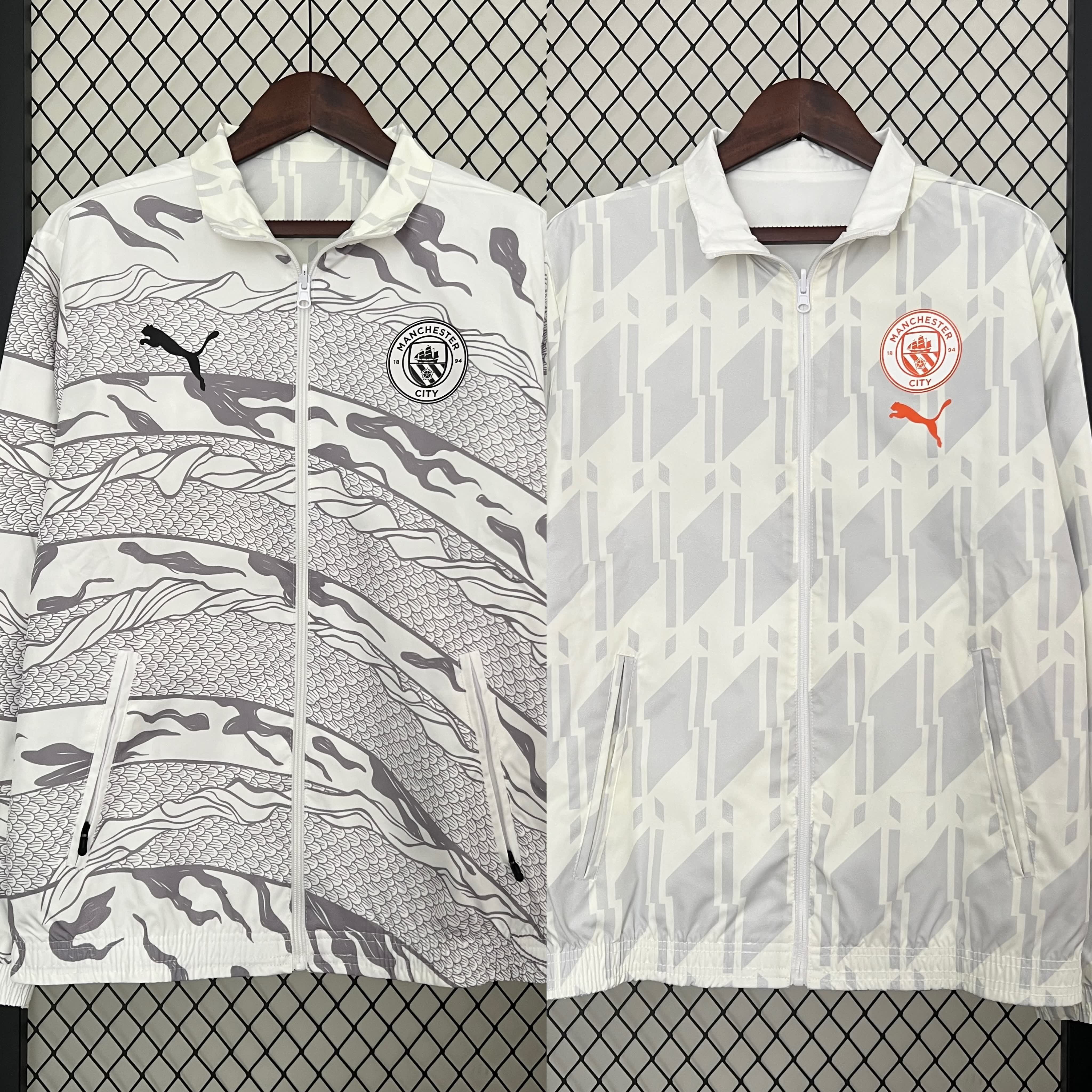 2024/2025 Manchester City Reversible Windbreaker Football Shirt