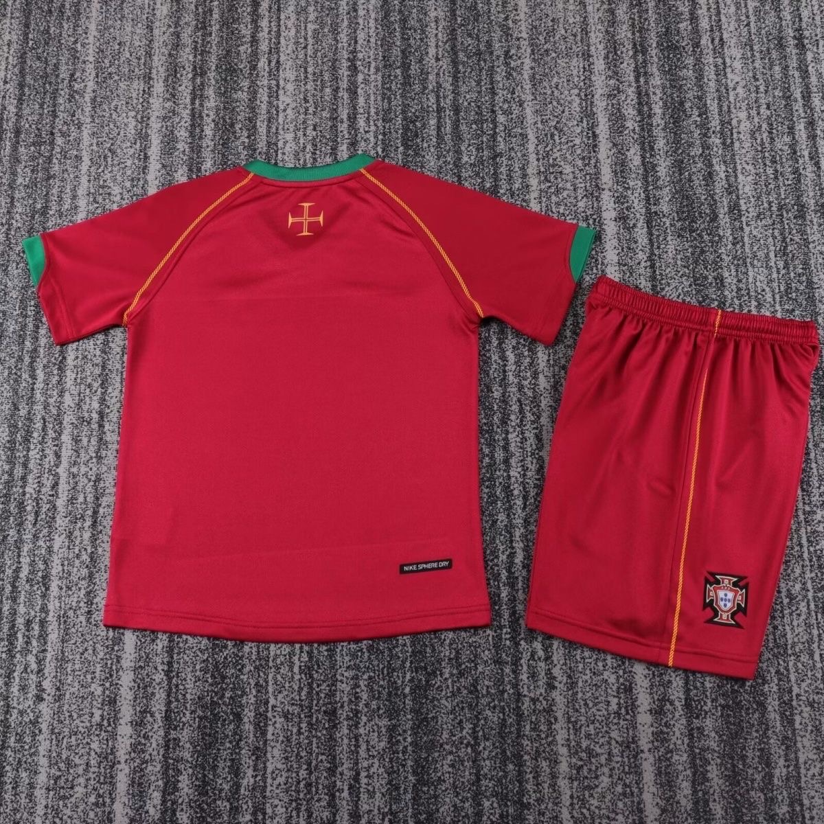 2006 Retro Portugal Home Football ShirtKids Size 1:1 Thai Quality
