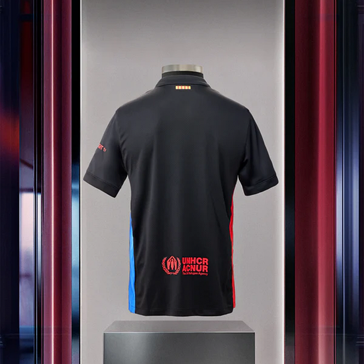2024/2025 Player Version Barcelona xTravis Scott Collab Away Black Football shirt