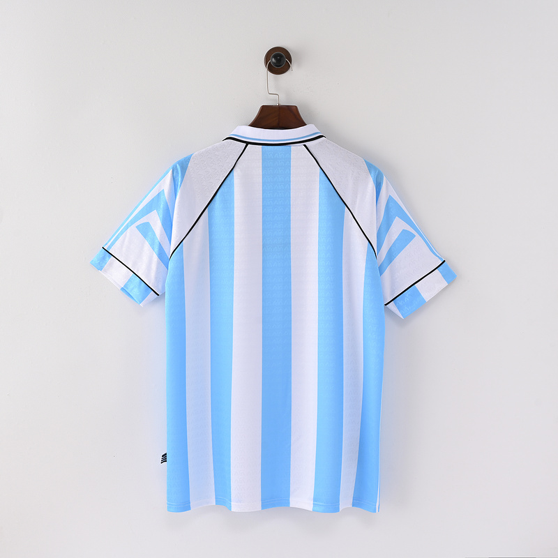 1996 Retro Argentina Home Football Shirt 1:1 Thai Quality