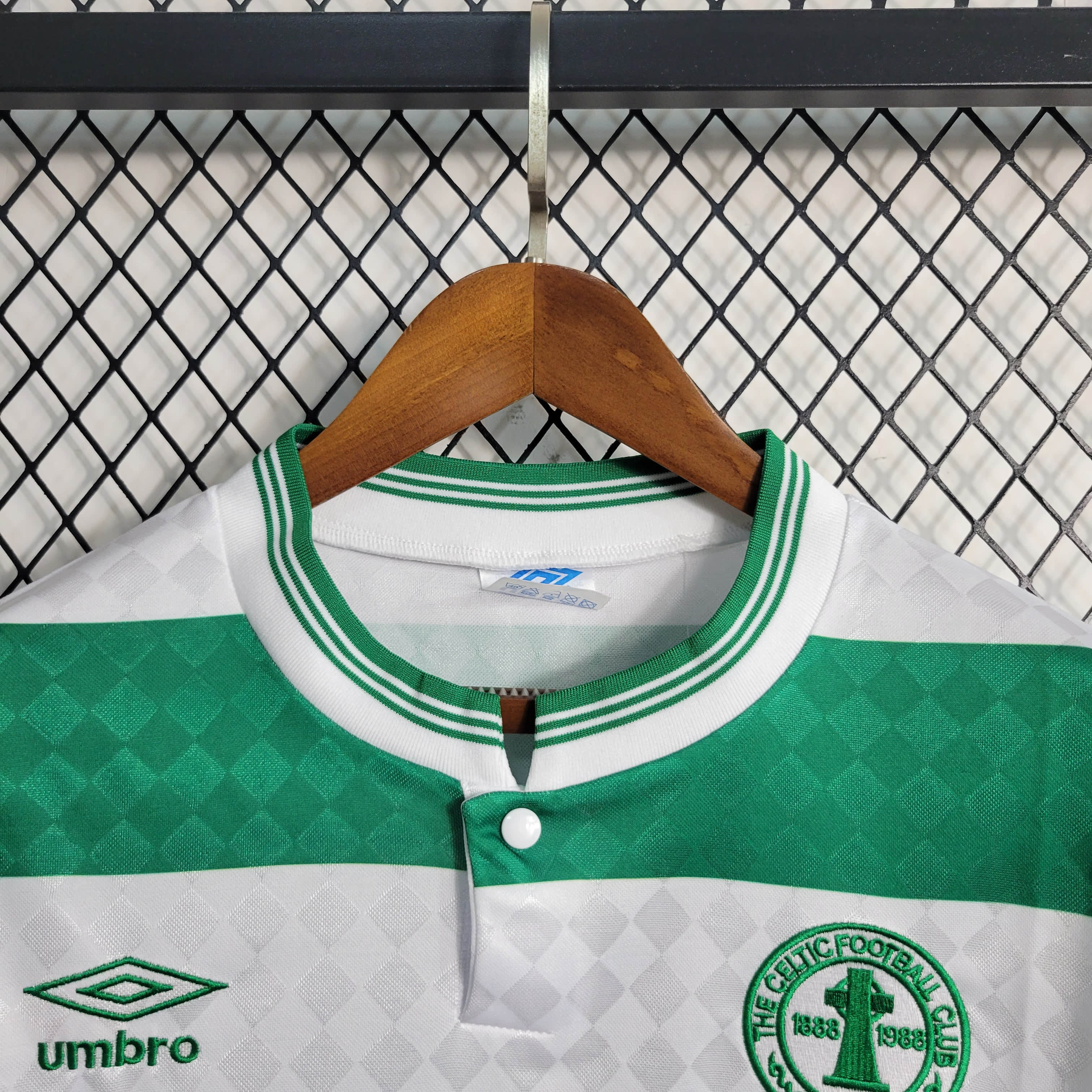 1987/1988 Retro Long Sleeve Celtic Home Football Shirt