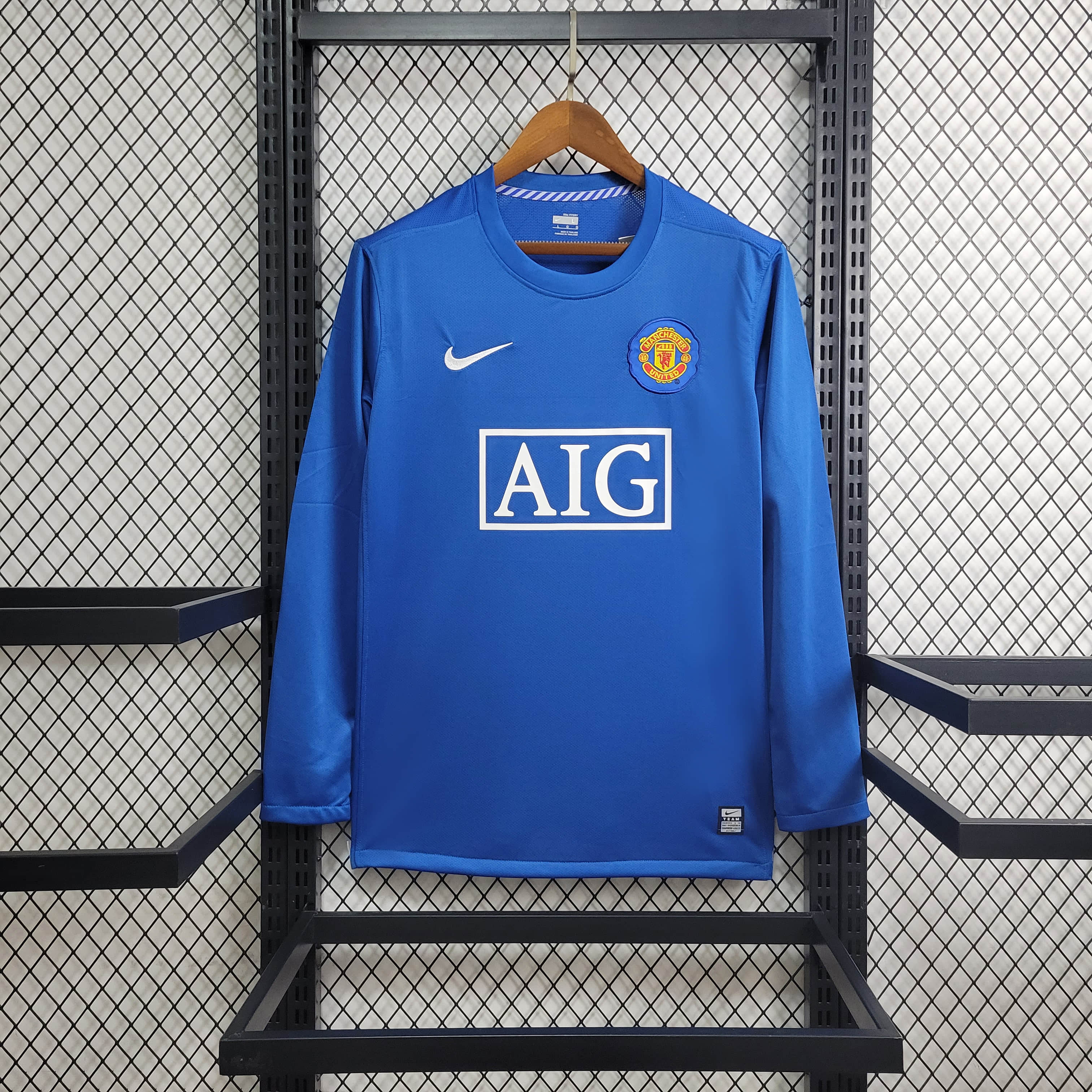 2008/2009 Retro Long Sleeve Manchester United Third Away Football Shirt