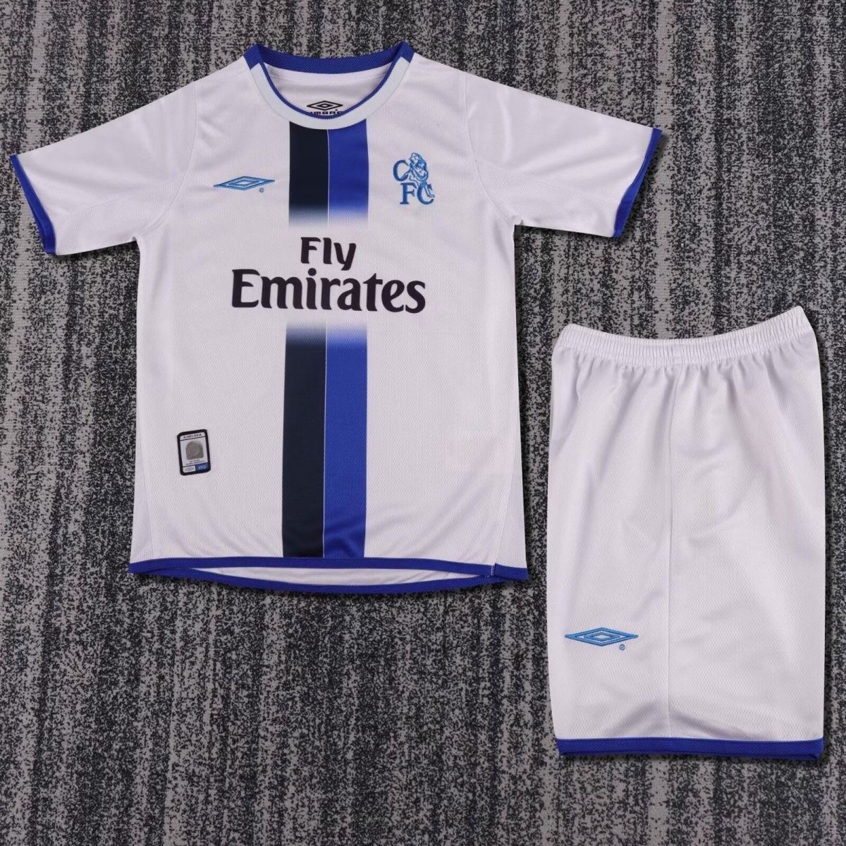 2003 Retro Chelsea Away Football ShirtKids Size 1:1 Thai Quality