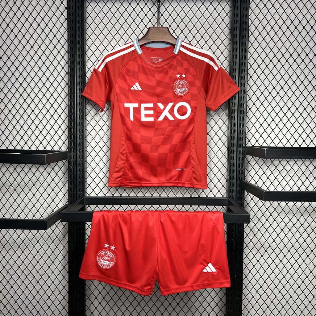 2024/2025 Aberdeen Home Football Shirt Kids Size