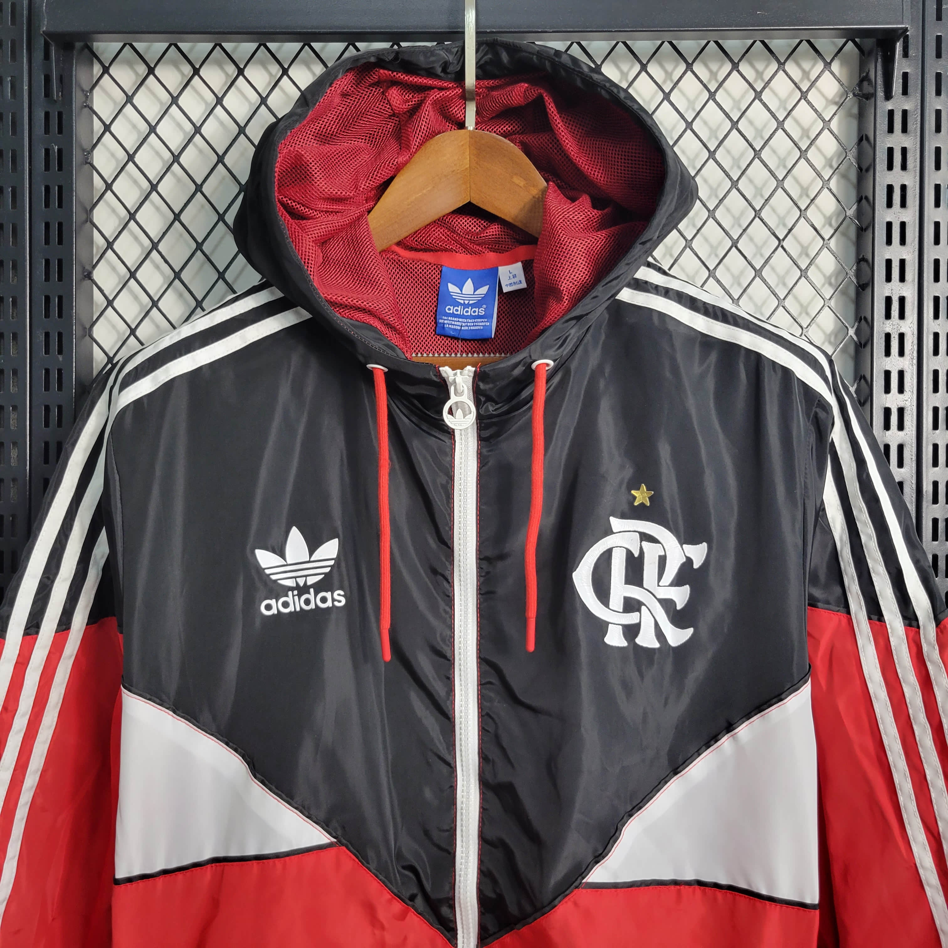 2023/2024 Flamengo Windbreaker(Red-Black)Football Shirt