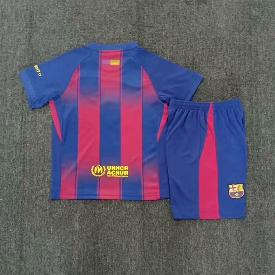 2025/2026 Barcelona Home FootballShirt kids Size 1:1 Thai Quality