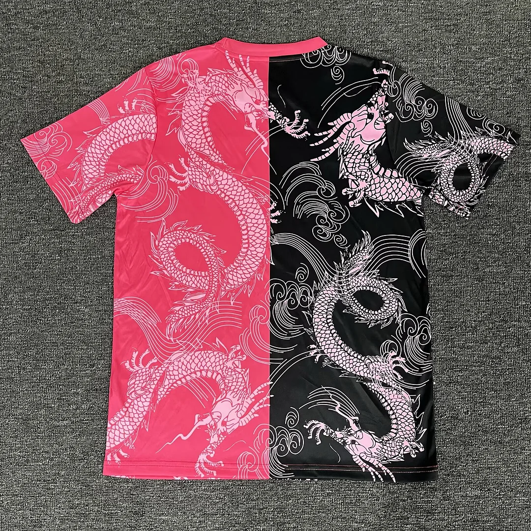 2025/2026 Real Madrid Dragon patternPink and Black  Football Shirt 1:1 Thai Quality