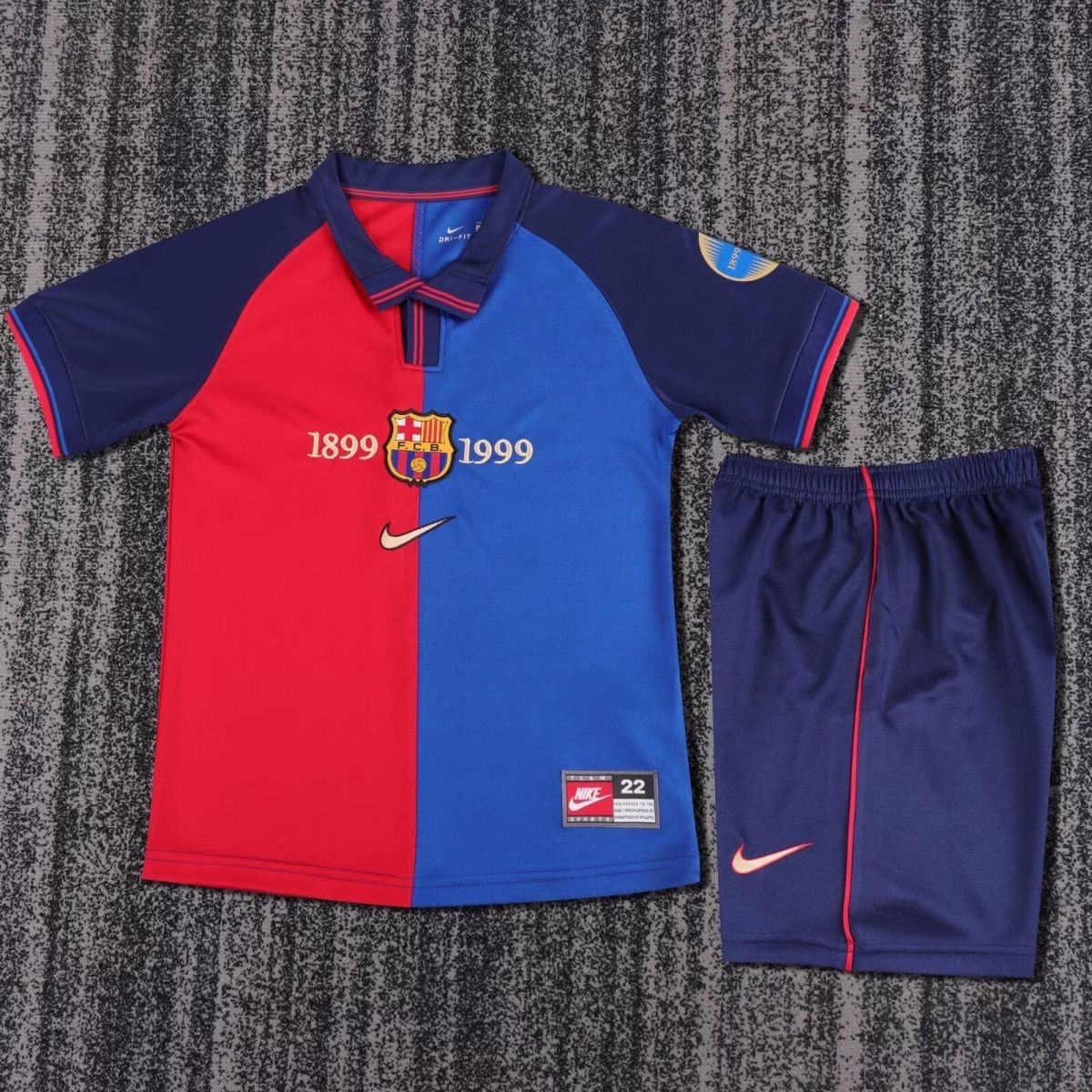 1999/2000 Retro Barcelona HomeFootball Shirt Kids Size 1:1 Thai Quality