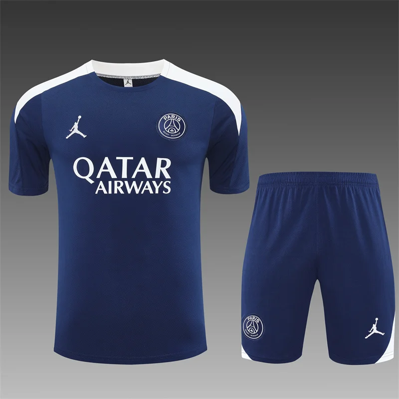 2025/2026 Paris Saint-Germain Training Wear Blue Set Shirt 1:1 Thai Quality