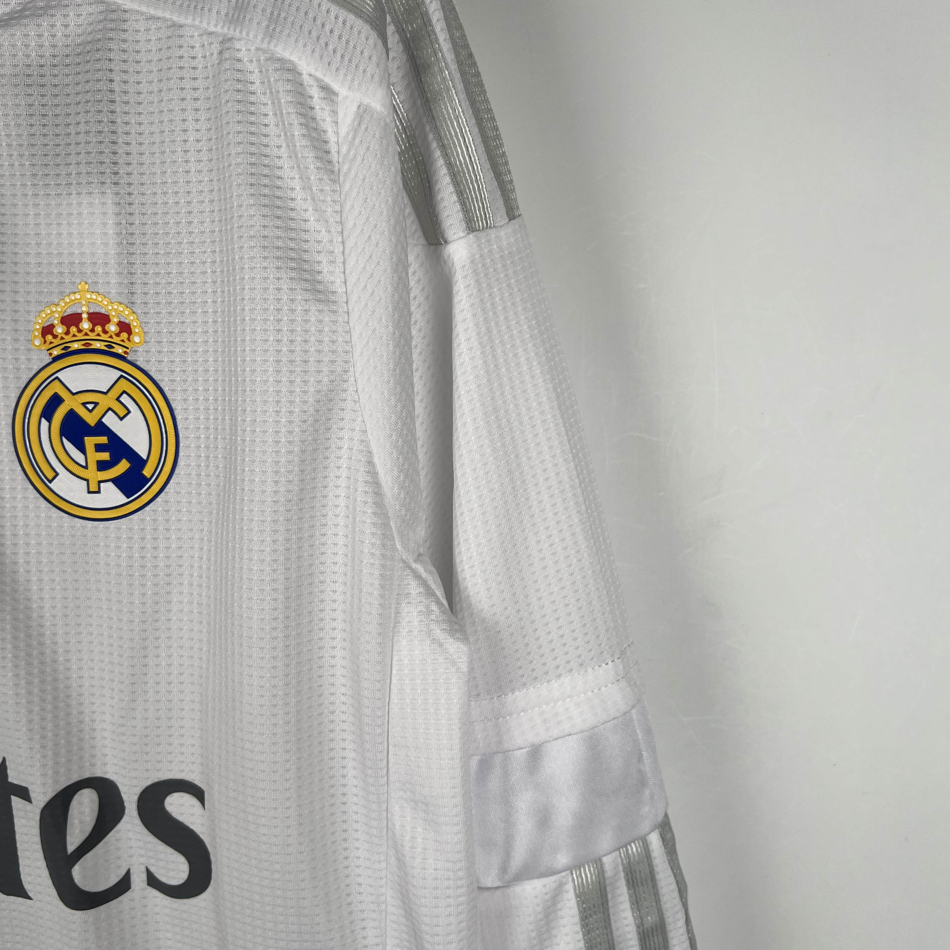 2015/2016 Retro Long Sleeve Real Madrid Home Football Shirt