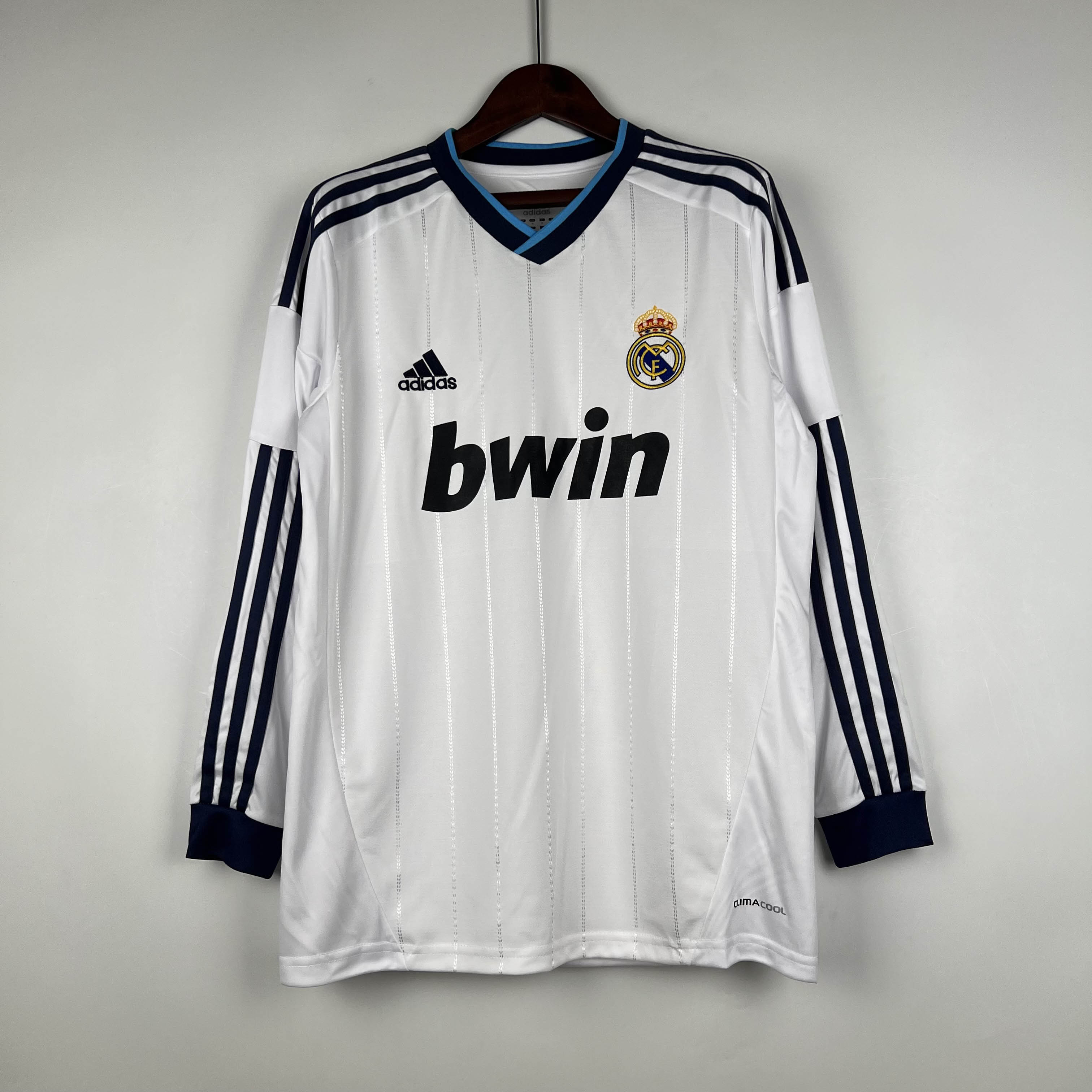 2012/2013 Retro Long Sleeve Real Madrid Home Football Shirt