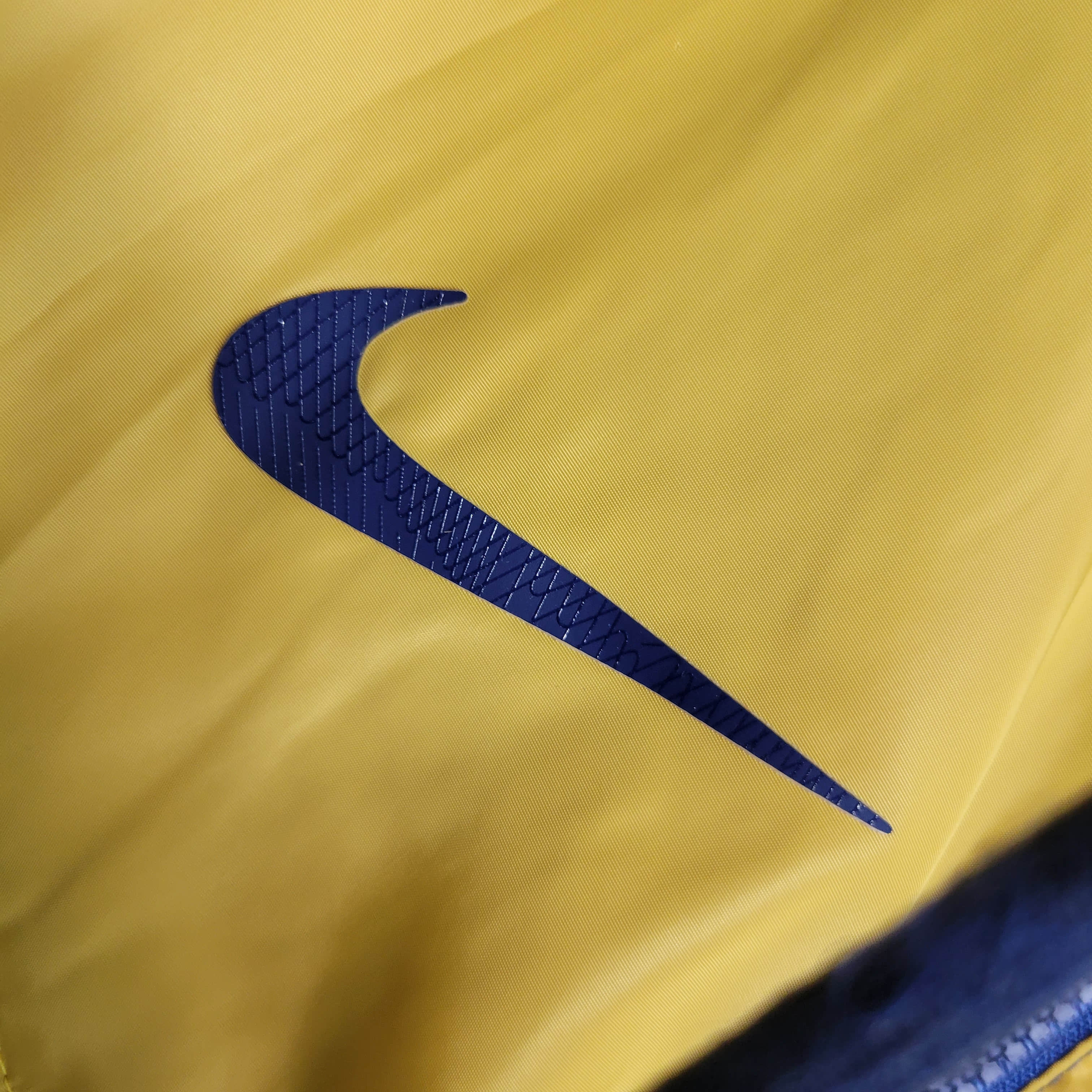 2023/2024 Barcelona Windbreaker(Yellow-Navy Blue)Football Shirt