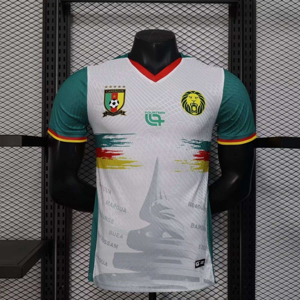 2025 Player Version Cameroon WhiteFootball shirt 1:1 Thai Quality