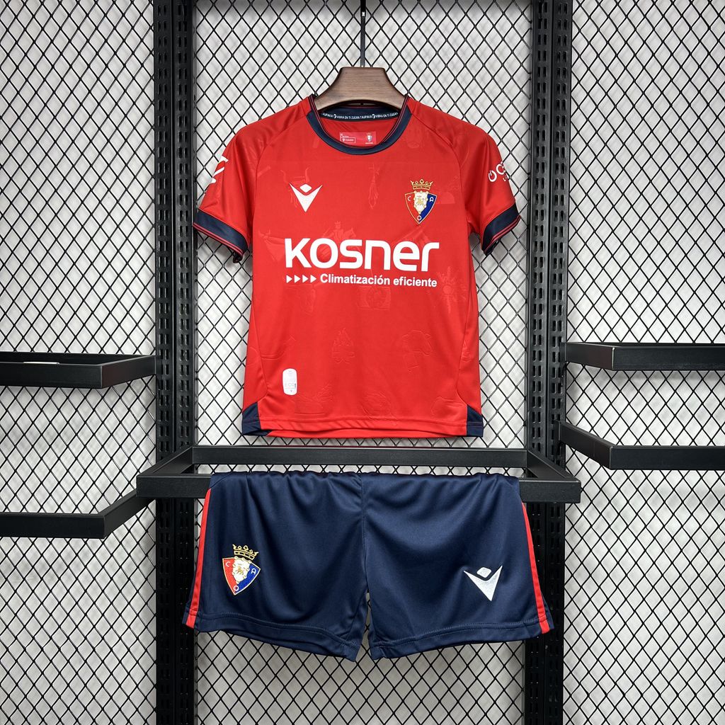 2024/2025 Osasuna Home Football Shirt Kids Size