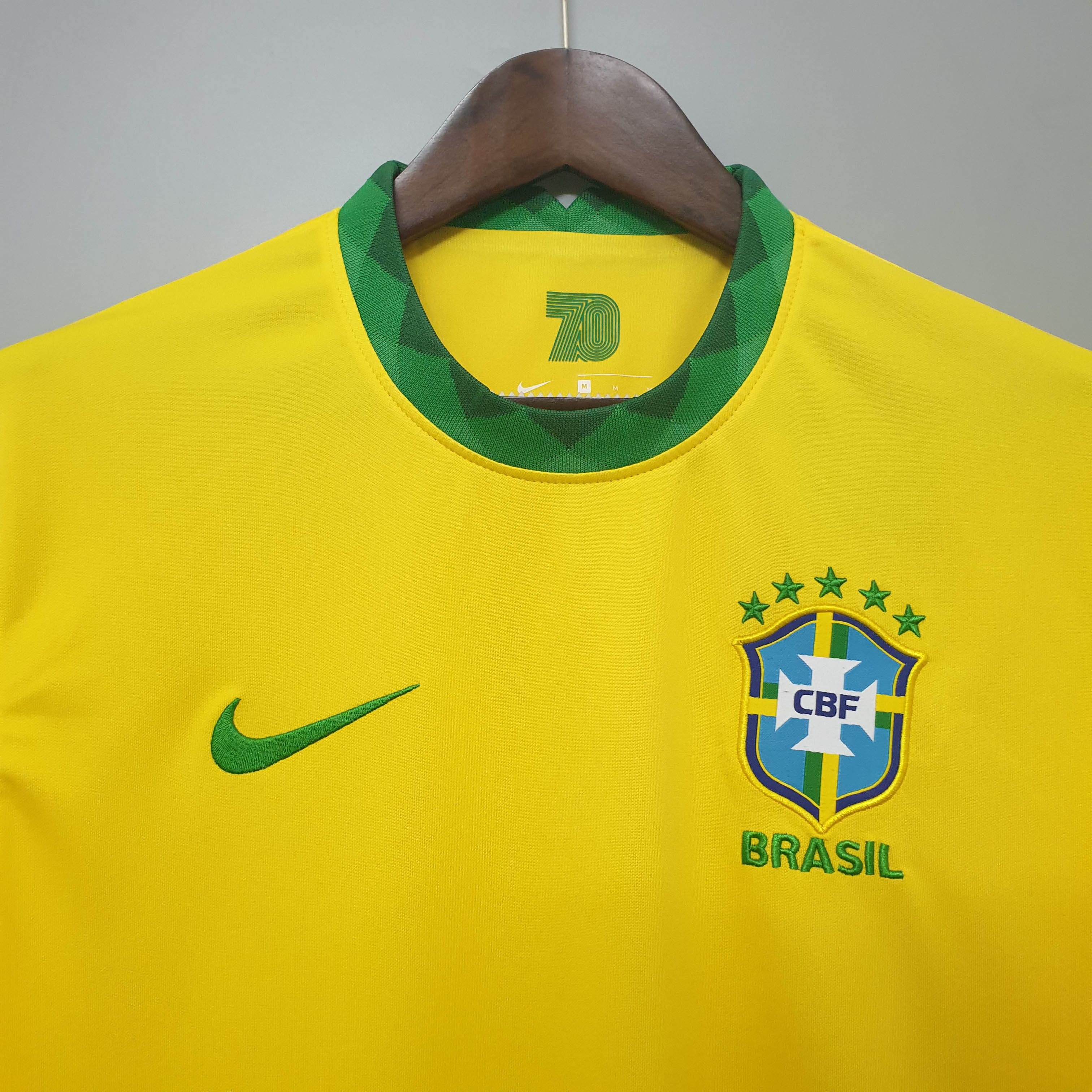 2020 Brazil Home Football Shirt