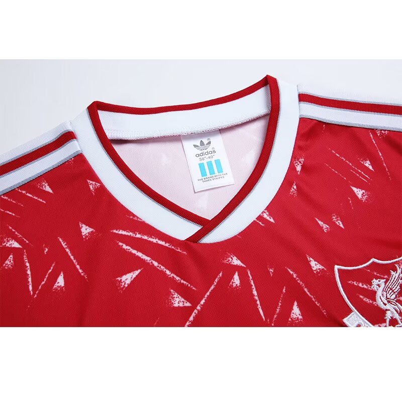 1989/1991 Retro Liverpool Home Football Shirt