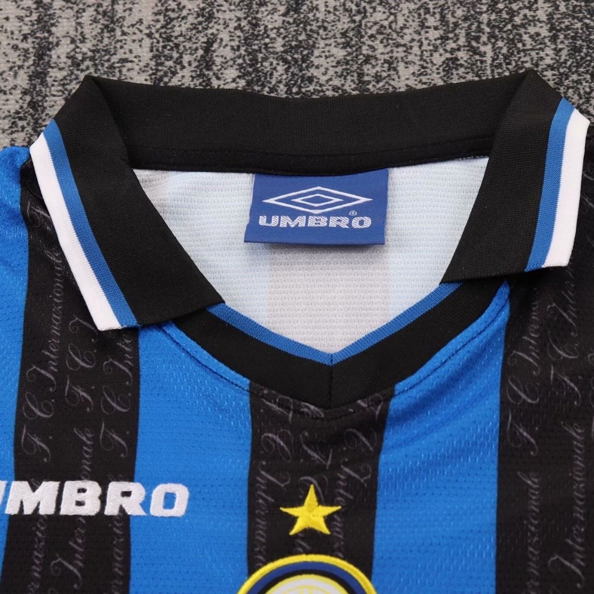 1997/1998 Retro Inter Milan HomeFootball Shirt Kids Size 1:1 Thai Quality