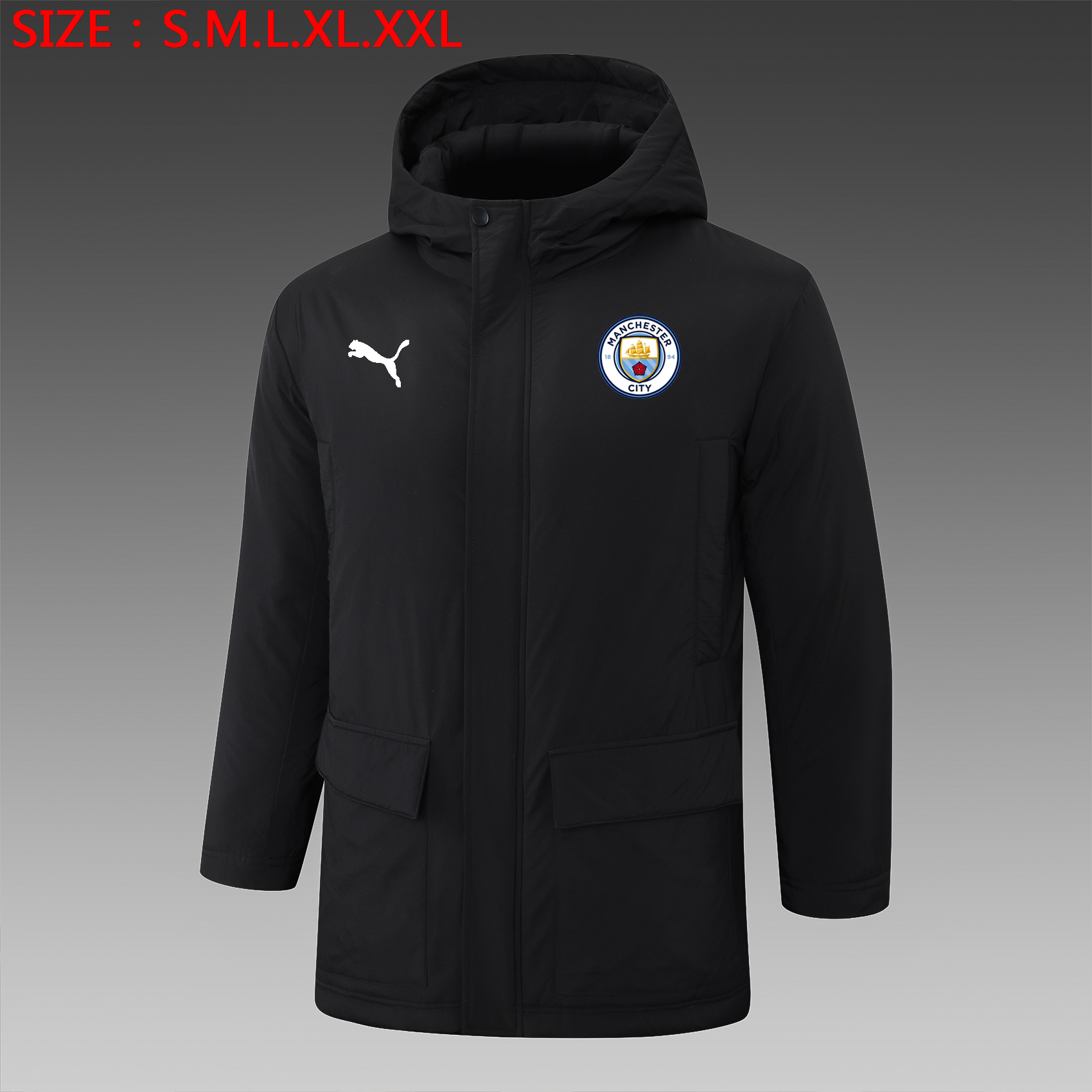 2024/2025 Manchester City Winter Warm Cotton Coat