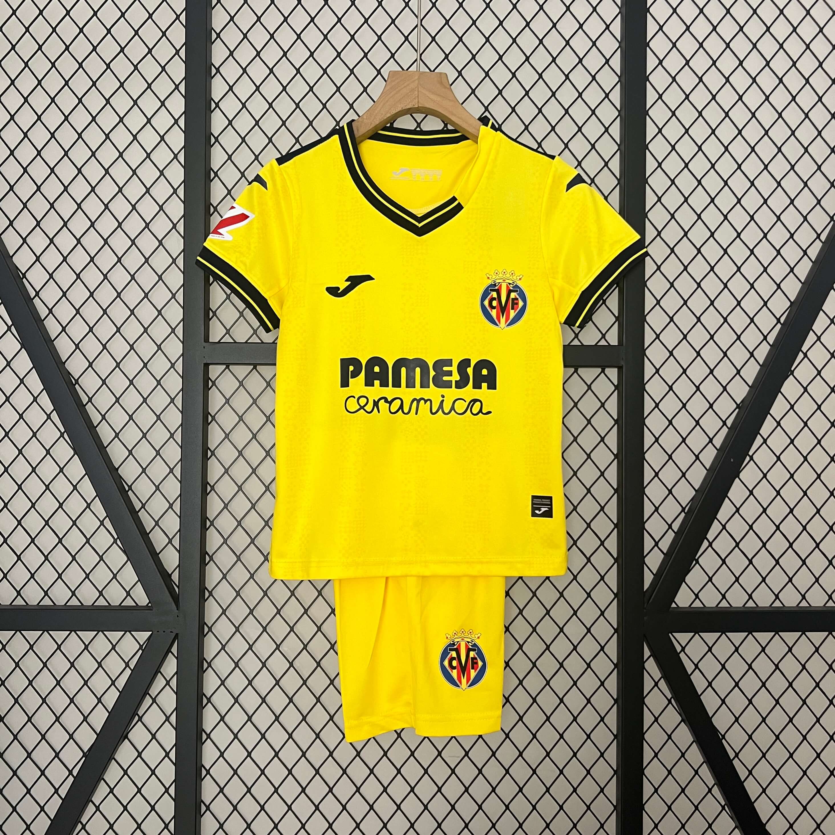 2024/2025 Villarreal Home Football Shirt Kids Size