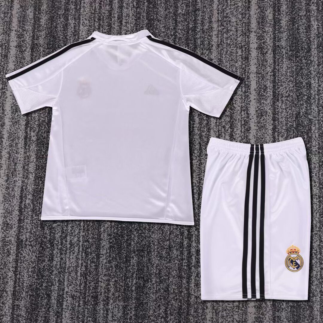 2004/2005 Retro Real Madrid HomeFootball Shirt Kids Size 1:1 Thai Quality