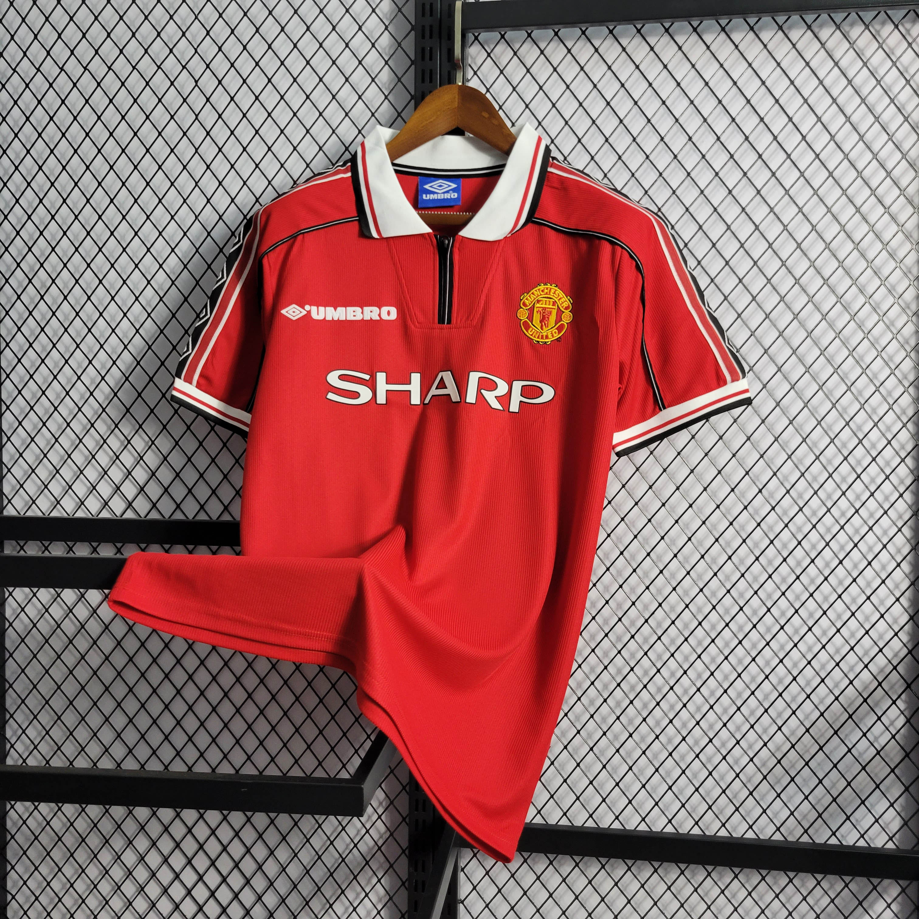 1998/1999 Retro Manchester United Home Football Shirt