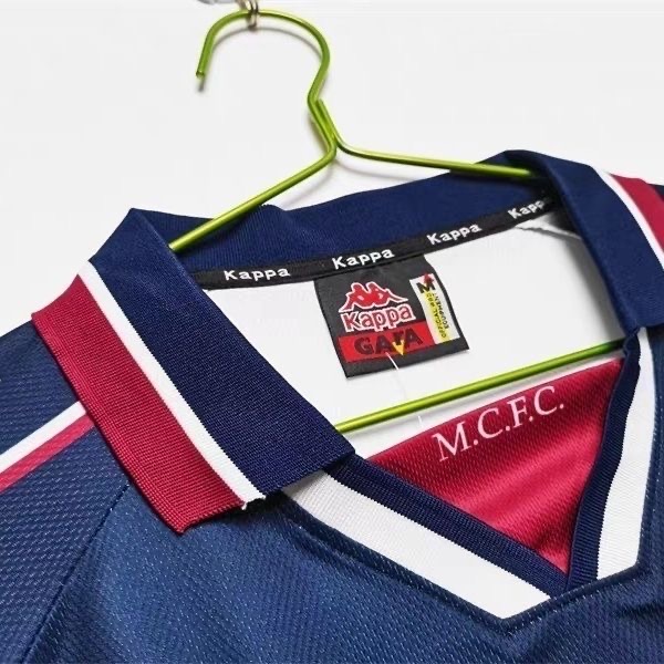 1997/1998 Retro Manchester city AwayFootball Shirt 1:1 Thai Quality