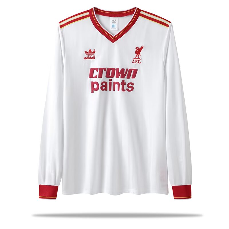 1985/1986 Retro Long Sleeve Liverpool Away Football Shirt