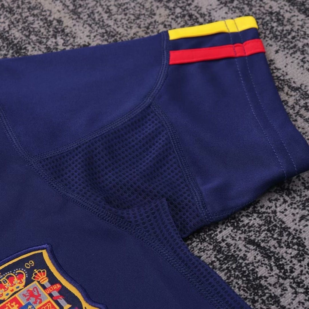 2010 Retro Spain Away Football shirtKids Size 1:1 Thai Quality