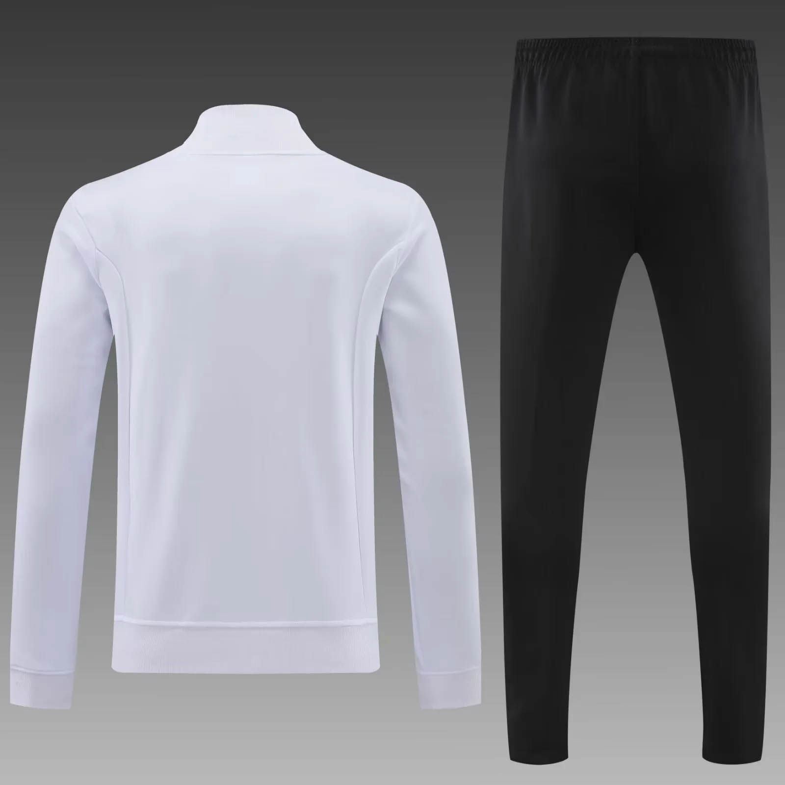 2024/2025 Germany Long Zipped Jacket Training Suit White Football Shirt Set