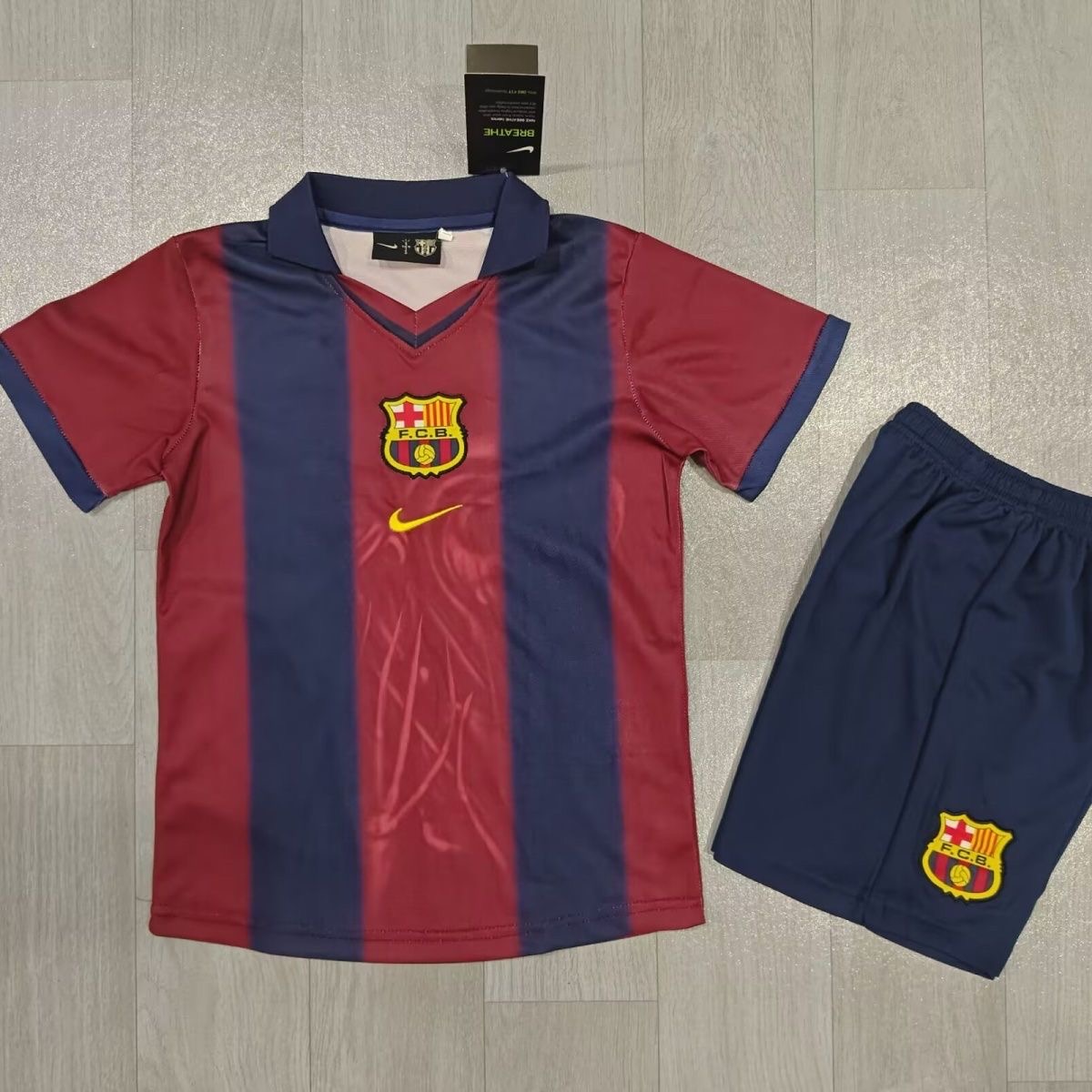 2000/2001 Retro Barcelona x CactusJack Skeleton Remake Football shirt kids