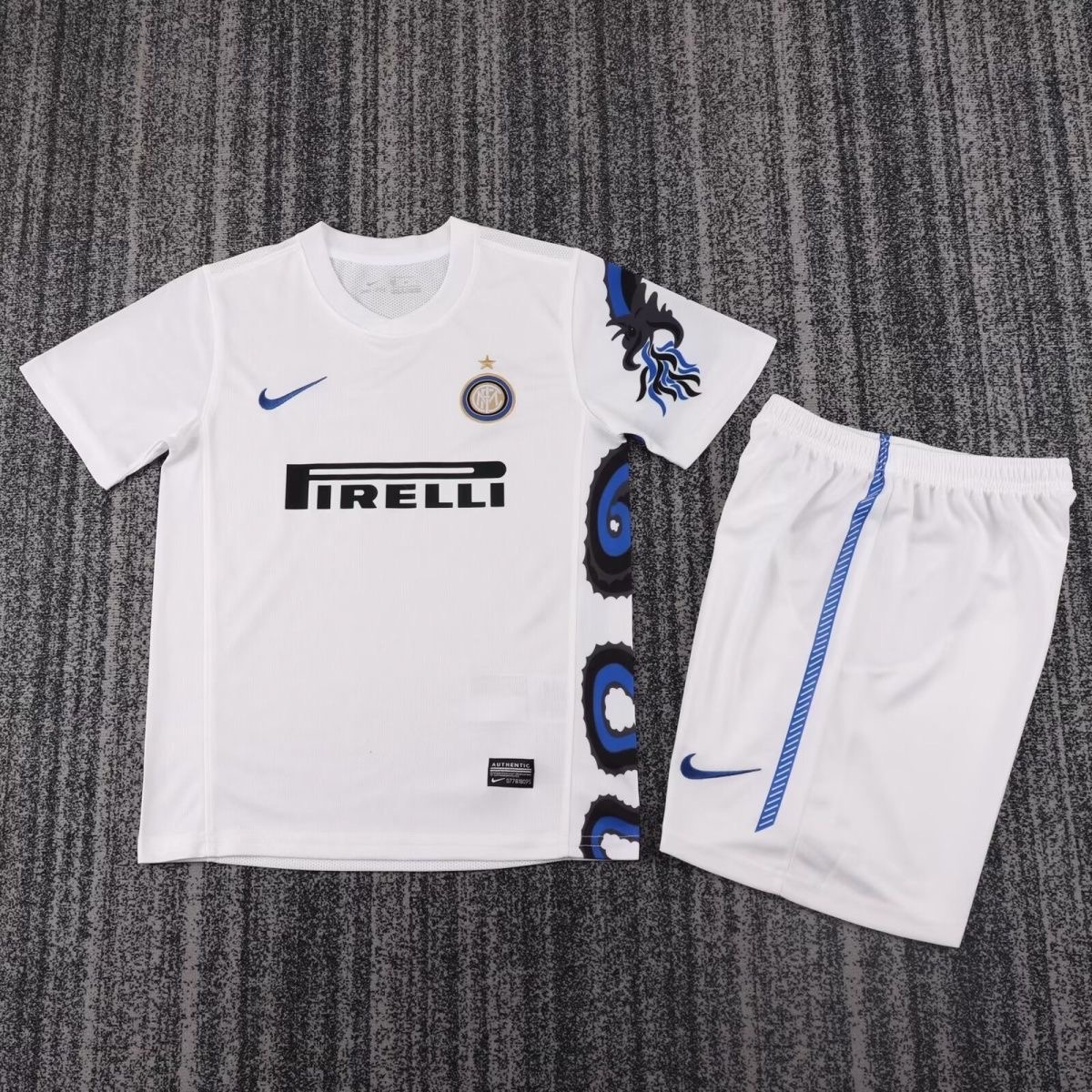 2010 Retro Inter Milan Away Football Shirt Kids Size 1:1 Thai Quality